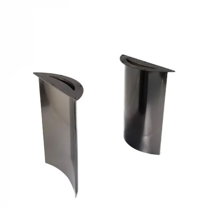 patas de mesa Luna en metal brillante con efecto espejo en ardonza.com