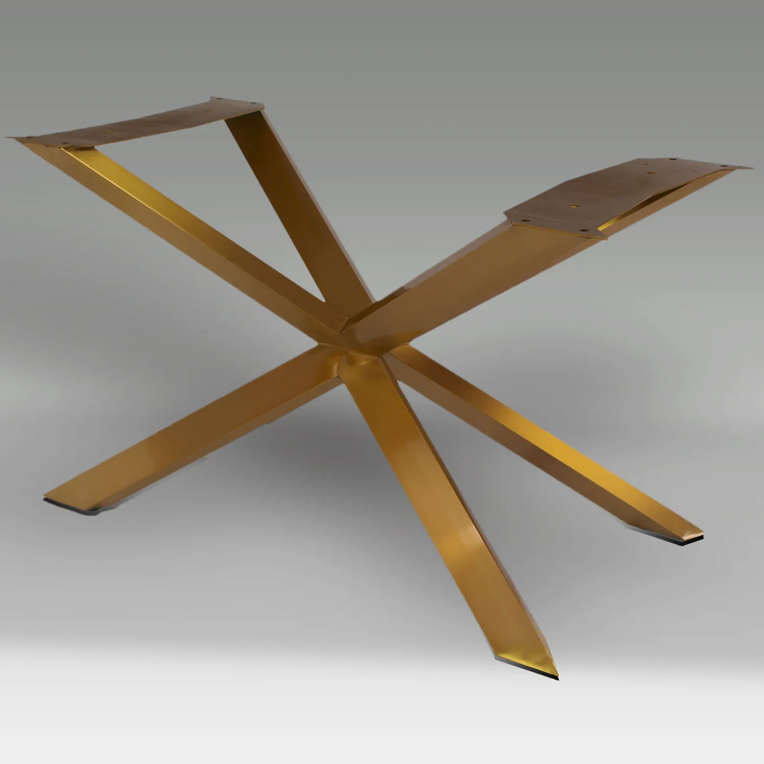 pata de mesa Cocis en metal dorado 02