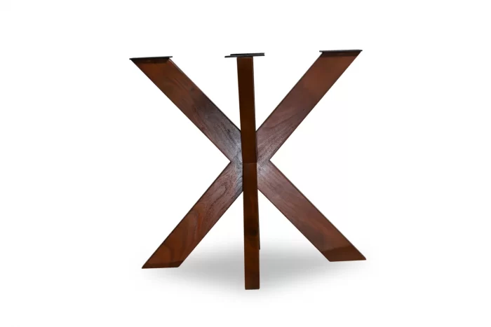 pata de mesa Aspa en madera maciza de acacia en ardonza.com