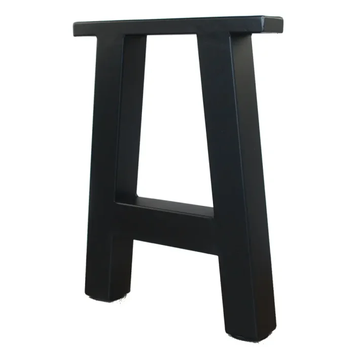 pata de mesa A en metal negro 3 medidas en ardonza.com