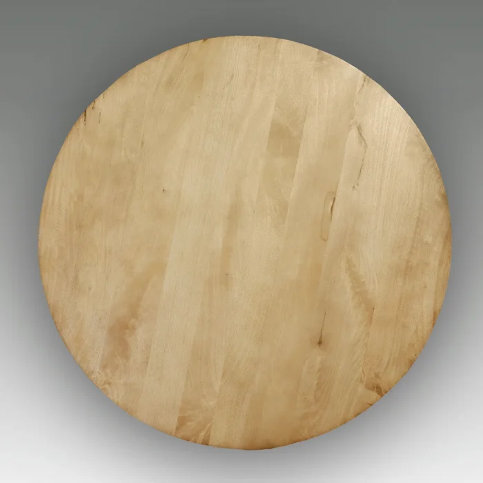 Sobre tina top en madera de mango redondo en 120 o 60 cm de diámetro