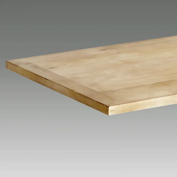 sobre de mesa mana-top en madera maciza de Mango en detalle