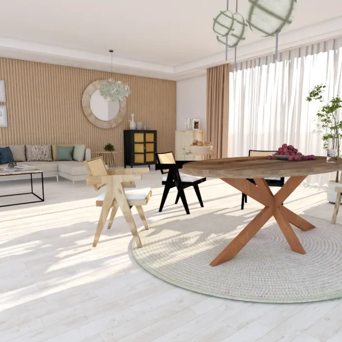 Patas de mesa ASPA Acacia para mesa de salón 160x70x74 cm