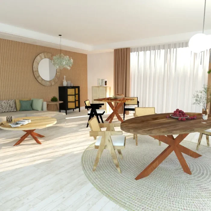 Patas de mesa ASPA Acacia para mesas de salón y de centro madera maciza