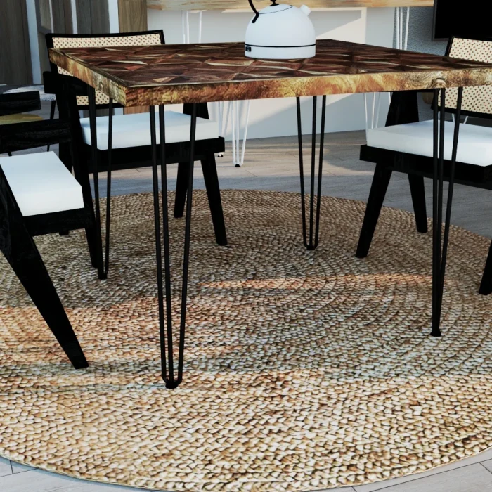 Pata de mesa PIN Blanca o Negra 4 alturas por uds. - Imagen 6